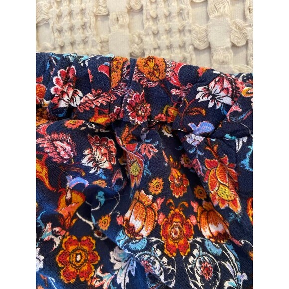 Pink Republic Shorts Women’s Navy Patterened  Size M Lace Edging Casual Comfy - Picture 4 of 8